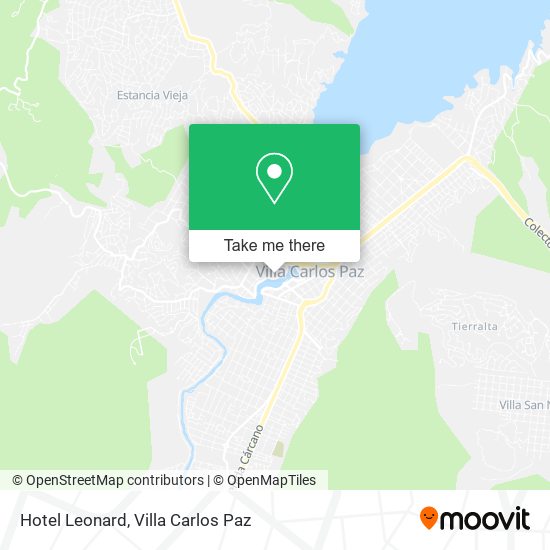 Hotel Leonard map