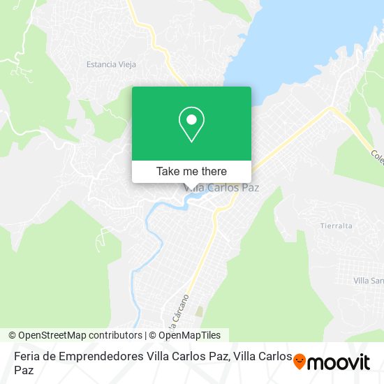 Feria de Emprendedores Villa Carlos Paz map