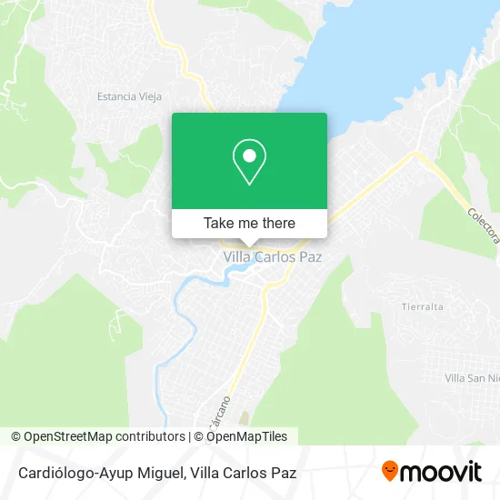 Mapa de Cardiólogo-Ayup Miguel