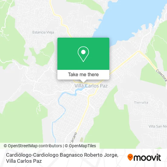 Mapa de Cardiólogo-Cardiologo Bagnasco Roberto Jorge