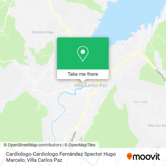Mapa de Cardiologo-Cardiologo Fernández Spector Hugo Marcelo