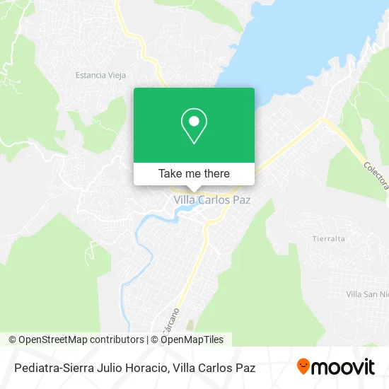 Mapa de Pediatra-Sierra Julio Horacio