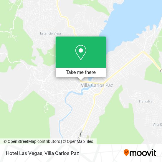 Hotel Las Vegas map