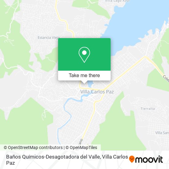 Baños Químicos-Desagotadora del Valle map