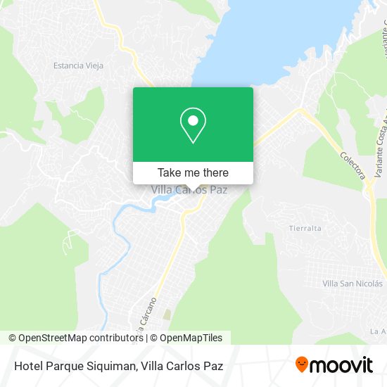 Hotel Parque Siquiman map