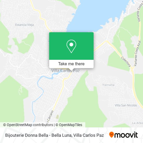 Mapa de Bijouterie Donna Bella - Bella Luna