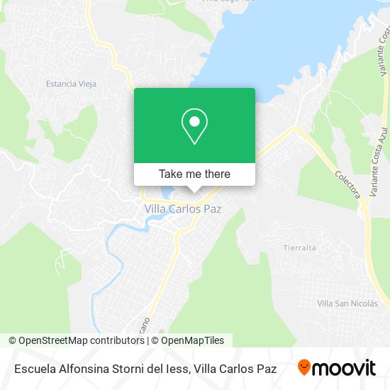 Mapa de Escuela Alfonsina Storni del Iess