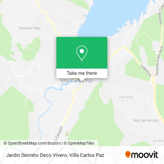Jardín Secreto Deco Vivero map