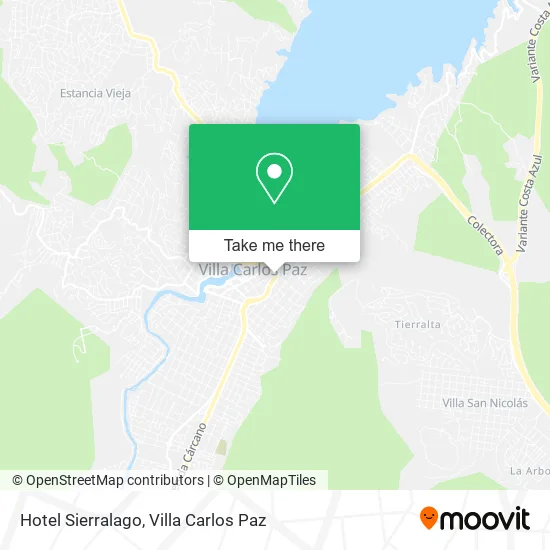 Mapa de Hotel Sierralago