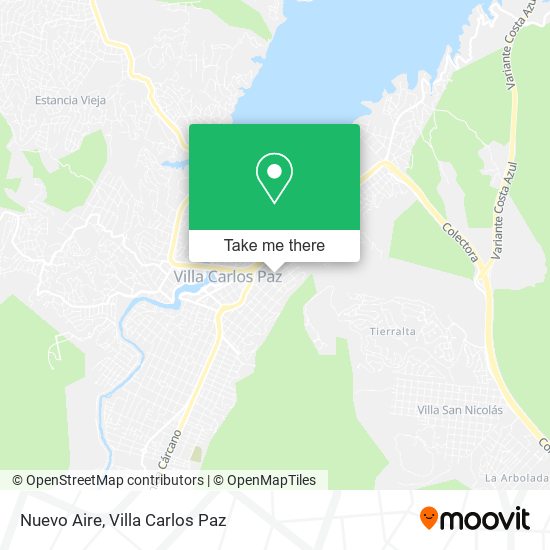 Mapa de Nuevo Aire
