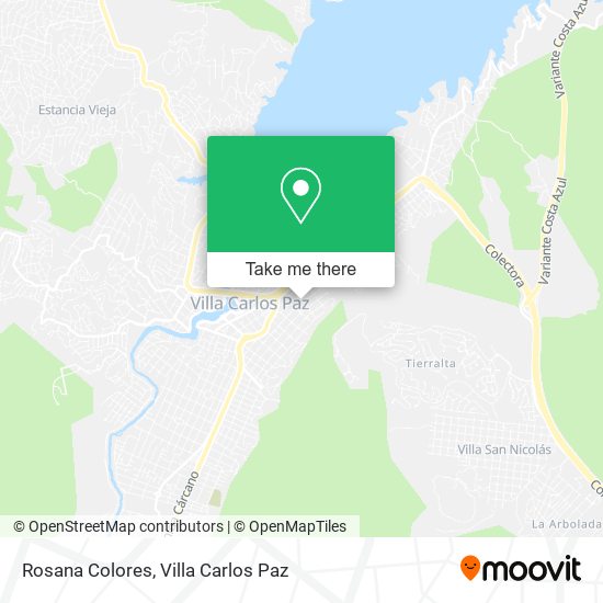 Rosana Colores map