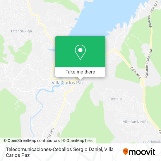 Telecomunicaciones-Ceballos Sergio Daniel map