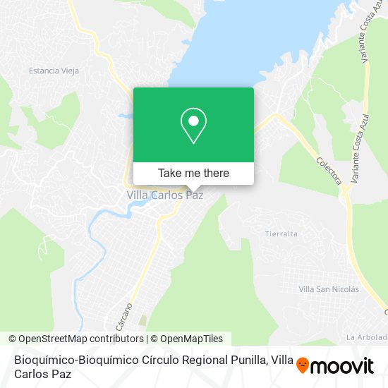 Bioquímico-Bioquímico Círculo Regional Punilla map