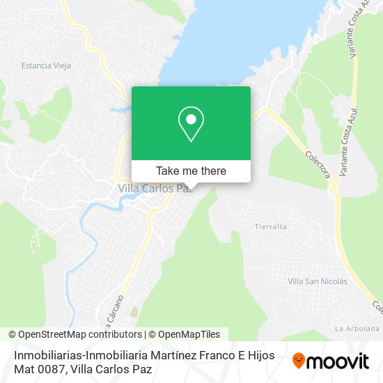 Inmobiliarias-Inmobiliaria Martínez Franco E Hijos Mat 0087 map