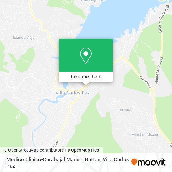 Médico Clinico-Carabajal Manuel Battan map
