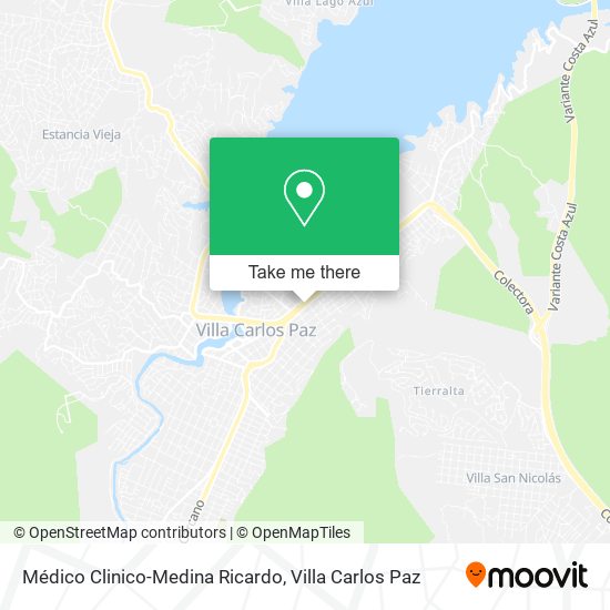 Médico Clinico-Medina Ricardo map