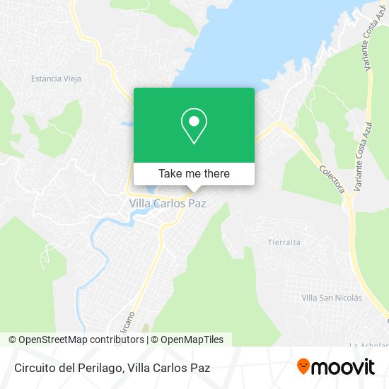 Circuito del Perilago map