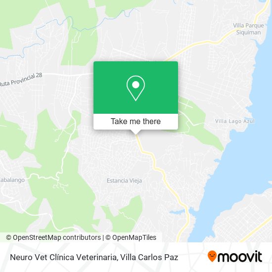 Mapa de Neuro Vet Clínica Veterinaria