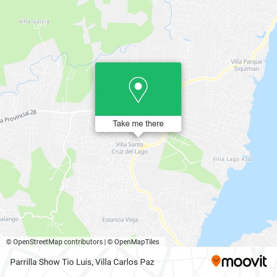 Mapa de Parrilla Show Tio Luis