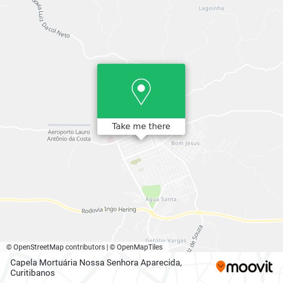 Mapa Capela Mortuária  Nossa Senhora Aparecida