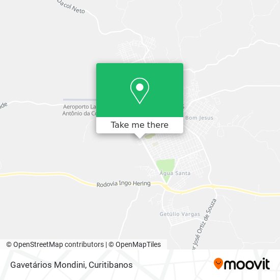 Mapa Gavetários Mondini