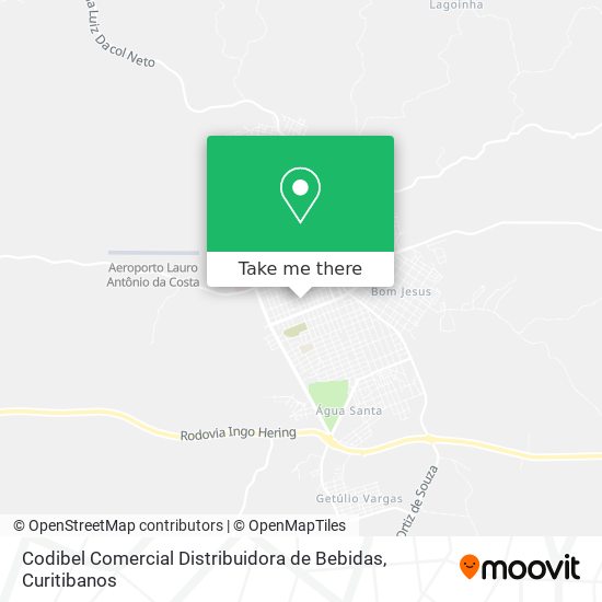 Mapa Codibel Comercial Distribuidora de Bebidas