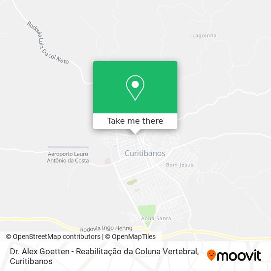 Mapa Dr. Alex Goetten - Reabilitação da Coluna Vertebral