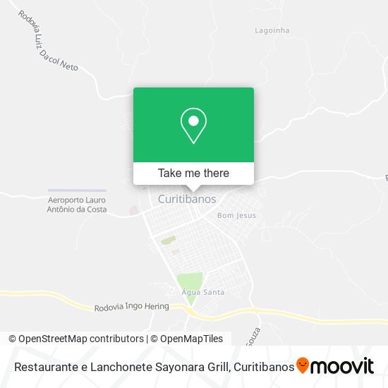 Restaurante e Lanchonete Sayonara Grill map