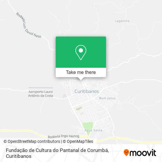 Fundação de Cultura do Pantanal de Corumbá map