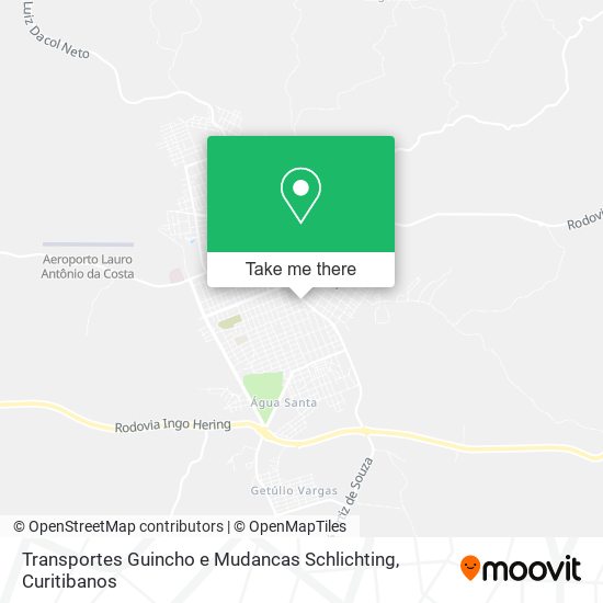 Mapa Transportes Guincho e Mudancas Schlichting