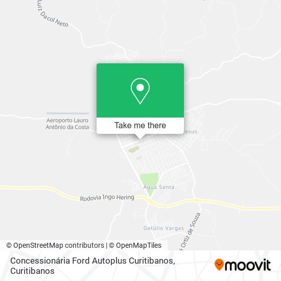 Concessionária Ford Autoplus Curitibanos map