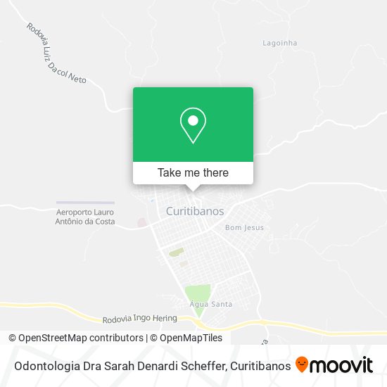Odontologia Dra Sarah Denardi Scheffer map