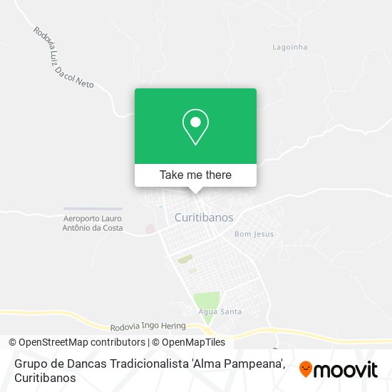 Mapa Grupo de Dancas Tradicionalista 'Alma Pampeana'