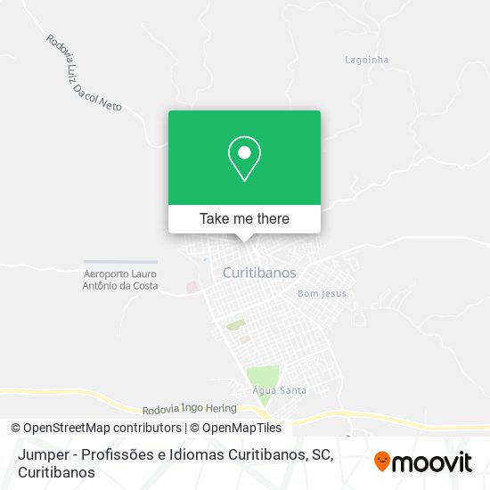 Mapa Jumper - Profissões e Idiomas Curitibanos, SC