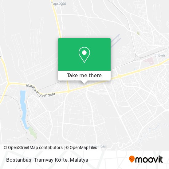 Bostanbaşı Tramvay Köfte map