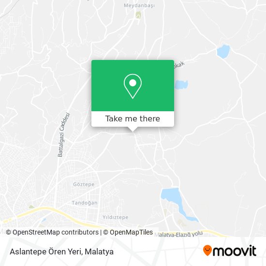 Aslantepe Ören Yeri map