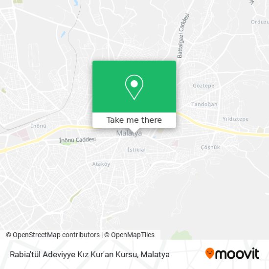 Rabia'tül Adeviyye Kız Kur'an Kursu map