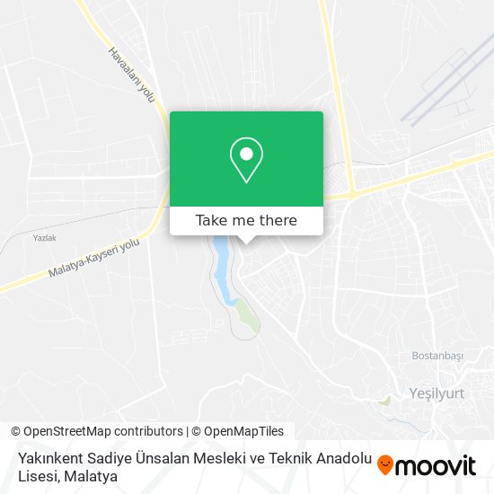 Yakınkent Sadiye Ünsalan Mesleki ve Teknik Anadolu Lisesi map