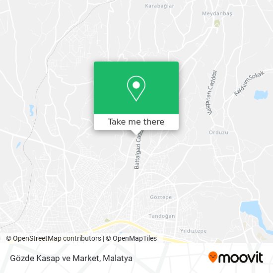 Gözde Kasap ve Market map