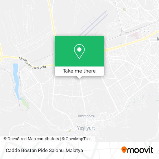 Cadde Bostan Pide Salonu map