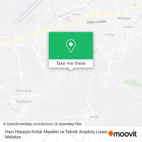 Hacı Hüseyin Kölük Mesleki ve Teknik Anadolu Lisesi map