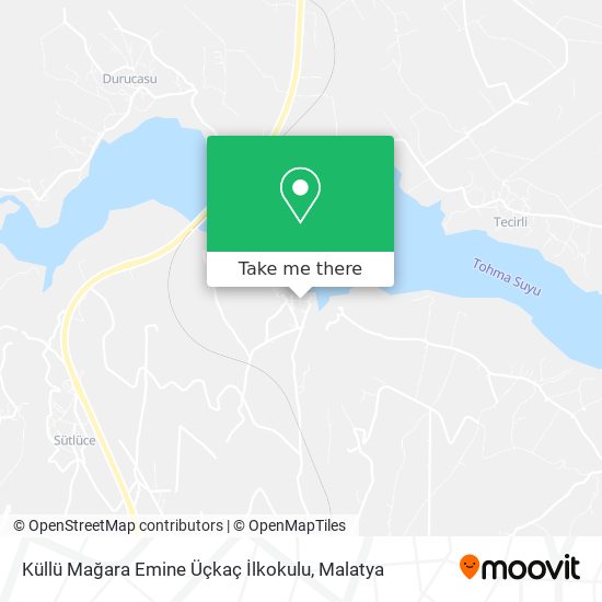 Küllü Mağara Emine Üçkaç İlkokulu map