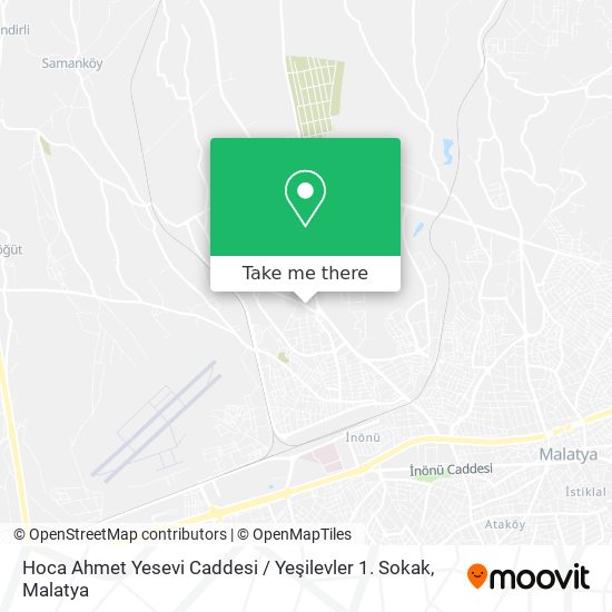 Hoca Ahmet Yesevi Caddesi / Yeşilevler 1. Sokak map