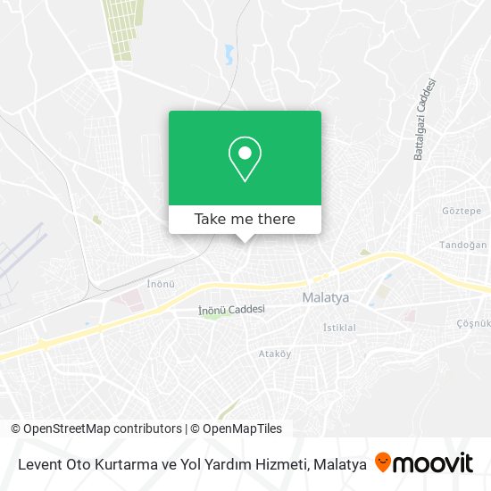 Levent Oto Kurtarma ve Yol Yardım Hizmeti map