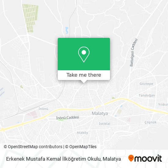 Erkenek Mustafa Kemal İlköğretim Okulu map