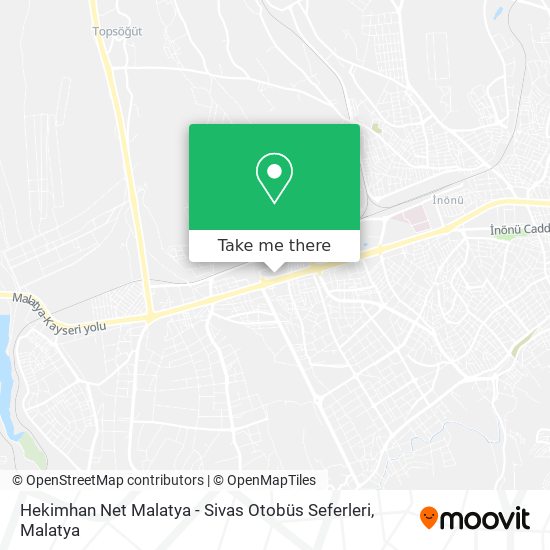 Hekimhan Net Malatya - Sivas Otobüs Seferleri map