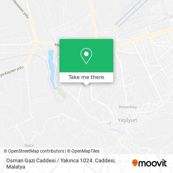 Osman Gazi Caddesi / Yakınca 1024. Caddesi map