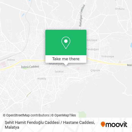 Şehit Hamit Fendoğlu Caddesi / Hastane Caddesi map