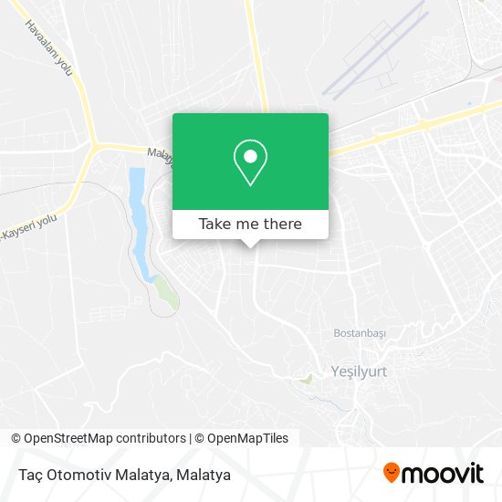 Taç Otomotiv Malatya map