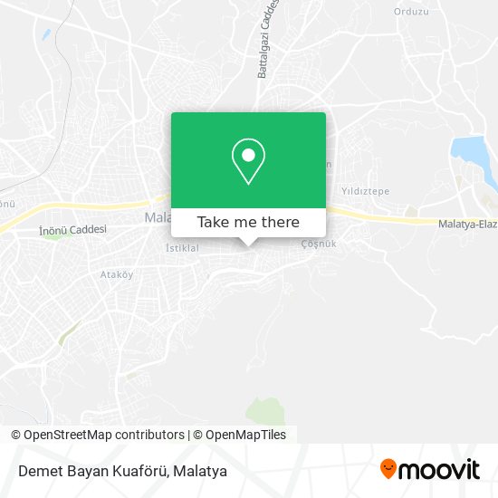 Demet Bayan Kuaförü map